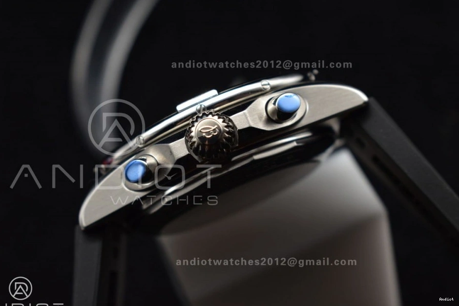 B01 A7750 Blk Best Chrono 43mm BLS SS 1:1 Navitimer Version L-Blue LE 1126